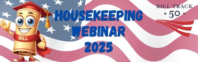 Housekeeping Webinars 2025