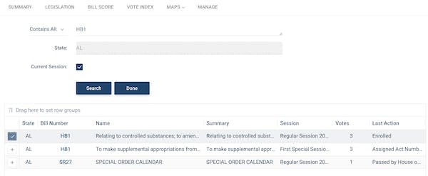 Clicking plus on the add bills screen