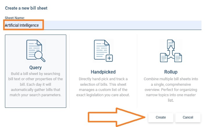 Big Update - New Bill and Regulation Sheet Type!