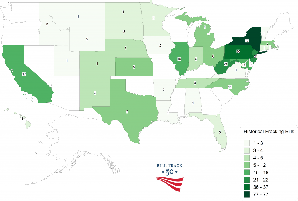 Heat map of bills introduced 2011-2012