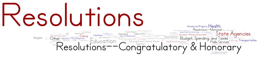 TexaswRes World Cloud of Subjects from Texas Bills