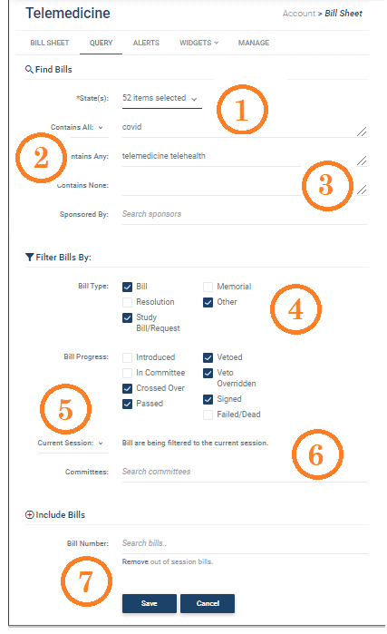 Screen Shot of Query Tab