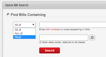 Quick Search Screen Shot