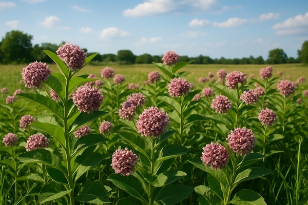 Milkweed plants