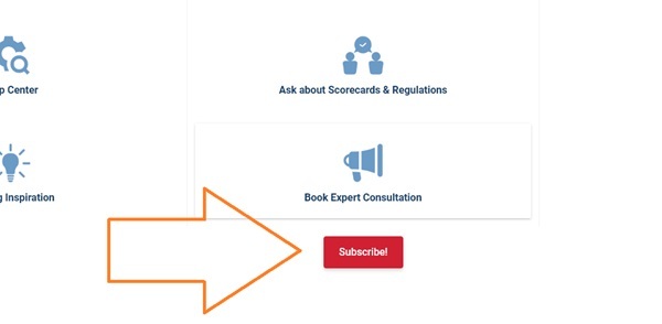 The subscribe button